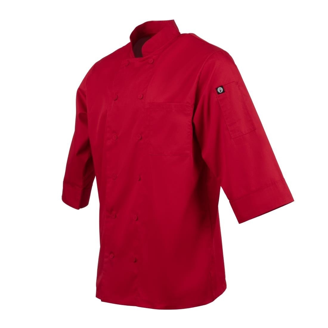 Chef Works Chef Works unisex koksbuis rood M, foto 5 van 6