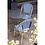 Bolero Bolero Parijse stijl rotan bijzetstoel blauw (2 stuks)