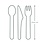 Vegware Vegware Composteerbare papieren vork 15.7 cm. | Per 1000 stuks