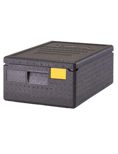 Cambro GoBox Full-Size Top Loader 4" Deep Black GN1/1 | Extern 40x60xH21.5 cm.