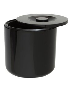 Beaumont Geïsoleerde ronde ijsemmer | Zwart 4.5 liter