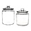 Olympia Olympia Biscotti glazen potten | Set 6,3 liter en 3,8 liter