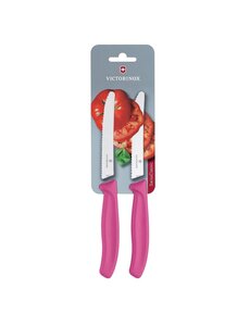 Victorinox Victorinox 2-delig gekarteld tomaten-/utiliteitsmes (blisterverpakking) 11cm - roze