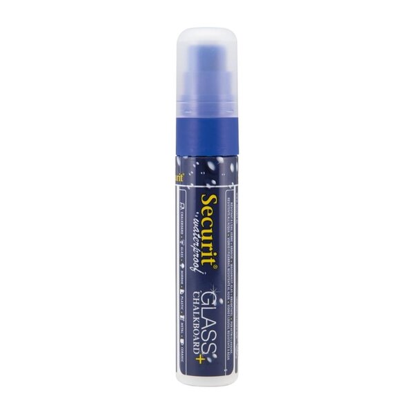 Securit Securit Waterproof krijtstift (Glas + Krijtbord) in blauw met 7-15mm penpunt