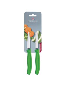Victorinox Schilmesje met spitse punt lemmet 8 cm groen | Per 2 stuks