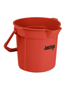 Jantex Jantex rode maatemmer met schenktuit 10ltr