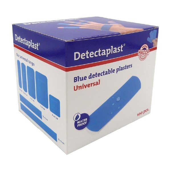 Detectaplast Detectaplast waterdichte pleister 25x72mm - 100 st