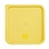 Hygiplas Hygiplas vierkant deksel voor vershouddozen, geel, groot