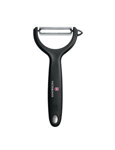 Victorinox Dunschiller voor tomaat en kiwi zwart | RVS gekartelde rand
