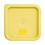 Hygiplas Hygiplas vierkant deksel voor vershouddozen, geel, klein