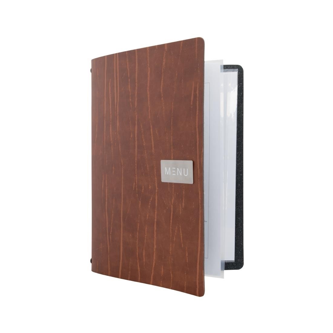 Securit Securit Leder Serie Ruga Bonded leather menukaart A4, foto 2 van 5