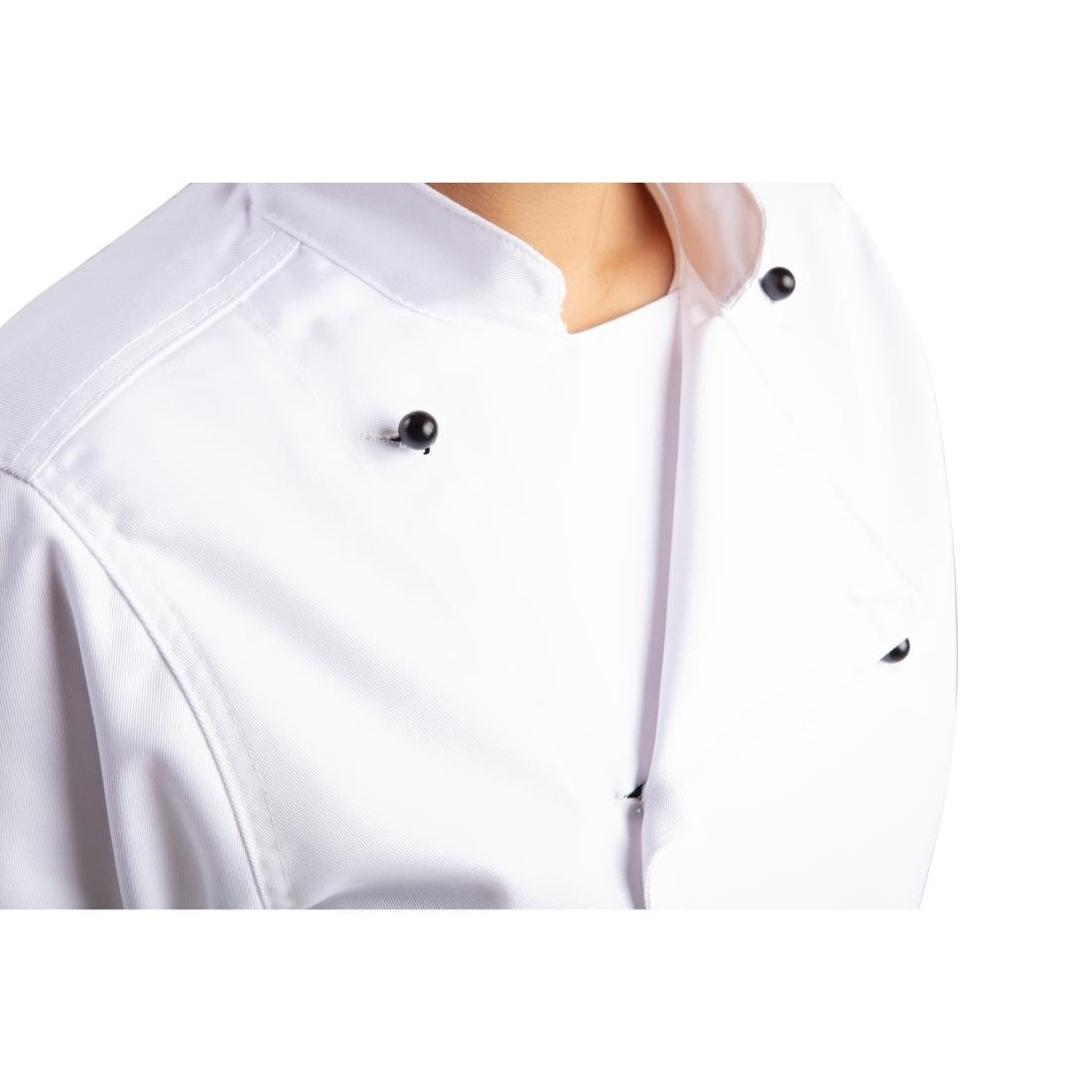 Whites Whites Chicago unisex koksbuis korte mouw wit L, foto 2 van 6
