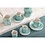 Olympia Olympia Fondant kopjes mint groen 85ml (6 stuks)