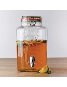 Kilner Koude drankdispenser glas 5 liter | Hoogte 31.5 cm.