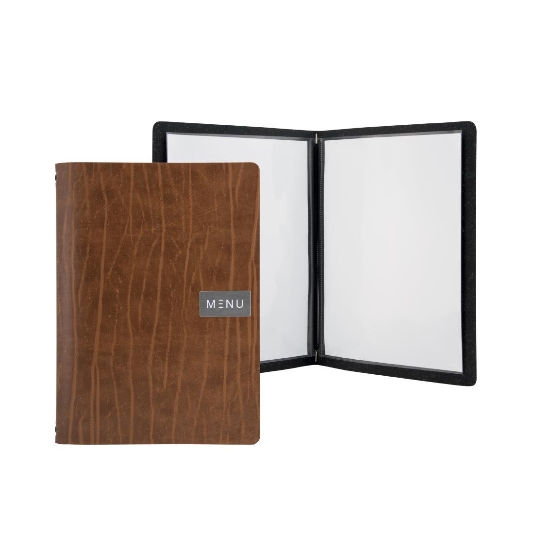 Securit Securit Leder Serie Ruga Bonded leather menukaart A4, foto 3 van 5