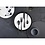 Amefa Amefa Austin black theelepel zwart gecoat PVD middelgroot | 12 stuks