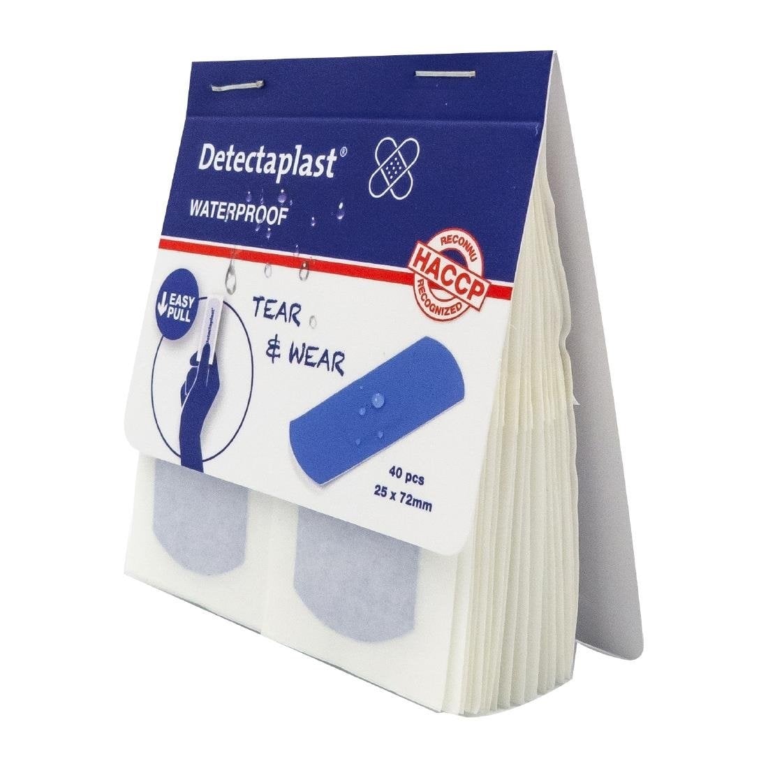 Detectaplast Detectaplast waterdichte pleister 25x72mm - 100 st, foto 3 van 5