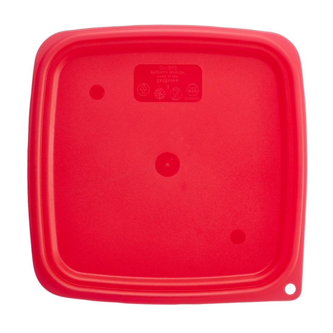 Cambro Cambro FreshPro Rood Deksel 220x220mm, foto 3 van 3