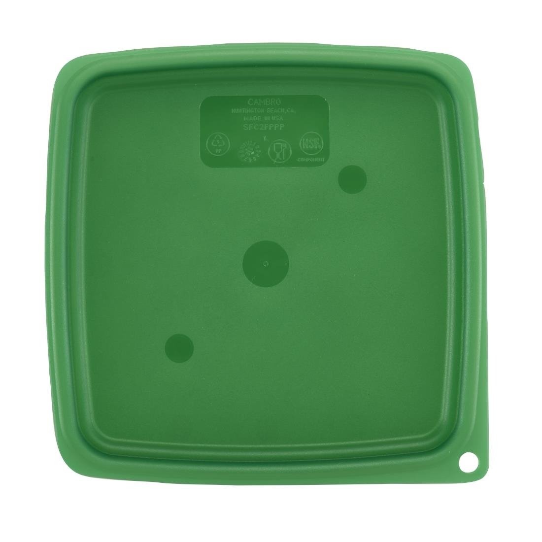Cambro Cambro FreshPro groen deksel 190 x 190 mm, foto 3 van 3