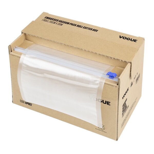 Vogue Vogue Vacuümverpakkingsrol reliëf | Breed 200mm x 30 meter