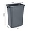Jantex Jantex Smalle afvalbak grijs 60 liter | 520x298xH750mm.