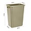 Jantex Jantex Smalle afvalbak beige 60 liter | 455x312xH600mm.