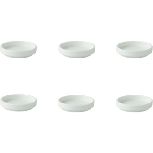 Fancy Ivory theetip | Ø 8cm | Per 6, foto 2 van 2