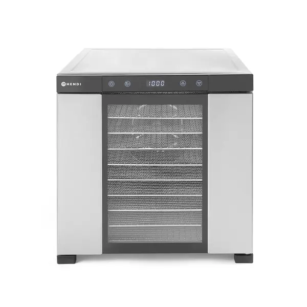 Hendi Profi Line Voedseldroger met 10 trays RVS | 1000 Watt | 35°C tot 75°C
