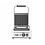 Hendi Wafelmaker met Gietijzeren Plaat  Luikse Wafels | 1500W | 32x44x(H)25cm