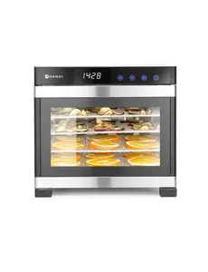 Hendi Voedseldroger met 6 trays RVS | 650 Watt |  35°C tot 75°C