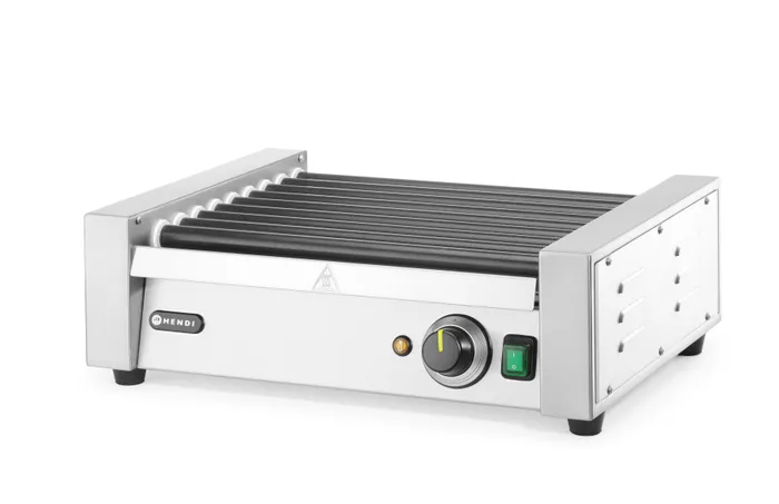 Hendi Worstenroller Grill | Hendi | 9 rollers | 52x40x(H)17,5cm, foto 2 van 6