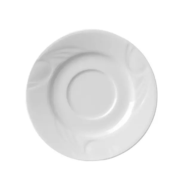 Hendi Karizma schotel voor espressokop | Ø125mm | Wit hotelporselein | 798034