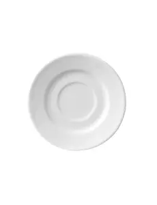 Saturn  porselein Saturn schotel voor espressokop | Ø125mm. | Wit hotelporselein
