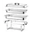 Hendi Hendi Chafing dish met kunststof handvat GN1/1  | Set van 4