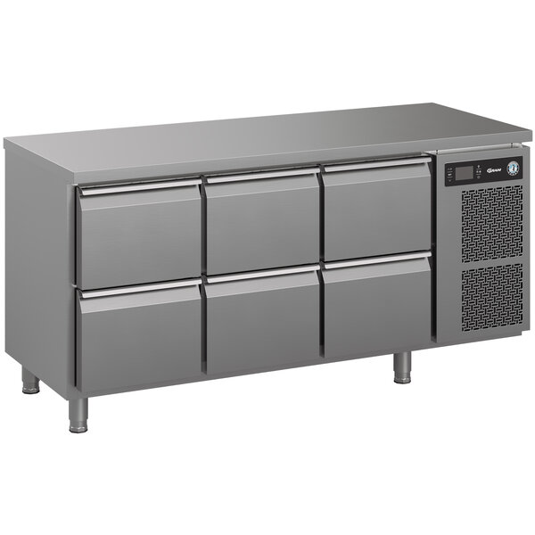 Hoshizaki  Koelwerkbank Hoshizaki/Gram | 6 laden | 264L | GN1/1 | 1755(B)x700(D)x880mm(H)