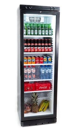 Cooldura Display koelkast 373L | Wit | Trolley optioneel | 60(B)x60(D)x184cm(H), foto 2 van 4