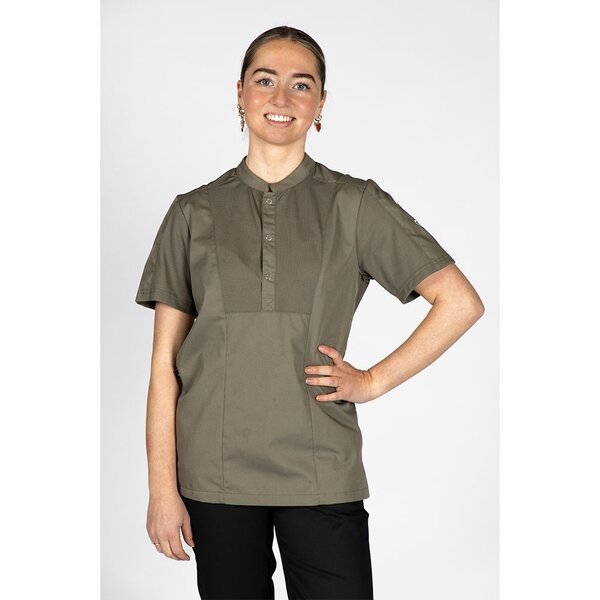 Cheffix Cheffix Koksbuis Liv Olijf Groen SS | Dames