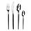 Amefa Amefa Soprano tafelvork zwart gecoat PVD 20.3 cm. | 12 stuks