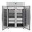 Polar Koelkast met dubbele deur 1400 liter RVS | -2°C tot +8°C | Energieklasse A | 140x81xH215cm