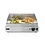 Hendi Bakplaat 1/2 glad, 1/2 geribd Profi Line | 2400W | Grill oppervlak 518x328 mm | 203156