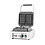 Hendi Wafelmaker met Gietijzeren Plaat Brusselse Wafels | 1500W |32x44x(H)28 cm