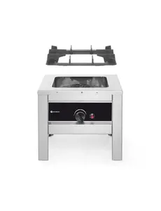 Hendi Big Flame Hokker voor propaangas  | Vermogen 6.7kW | 425x425xH400 mm
