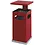As-papierbak met afneembaar dak 70 liter