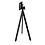 Veba Infinity Tripod Statafel zwart frame + Riverwashed Wood HPL Ø70 cm