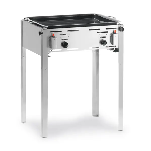 Hendi Hendi Grill master maxi gasbarbecue met bakplaat en rooster | Propaan en butaangas