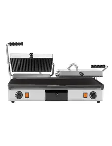 Milan Toast Milan Toast Contactgrill dubbel glad/geribd - 640x380x170mm