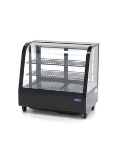 Maxima Gebaksvitrine met schuifdeur achter 100 liter  | 682 mm. breed