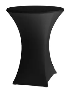 Hendi Statafelhoes polyester zwart | Blad Ø80-85cm.