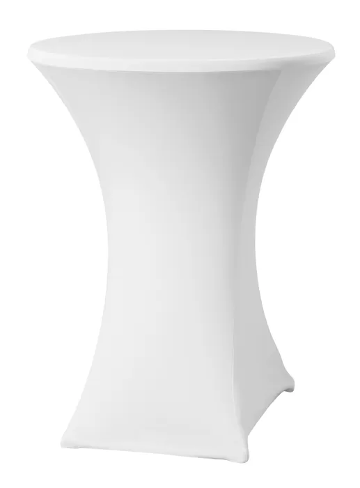 Hendi Statafelhoes polyester wit | Blad Ø80-85cm.