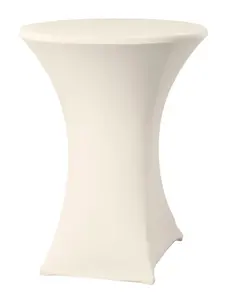 Hendi Statafelhoes polyester creme | Blad Ø80-85cm.